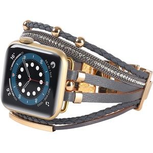 NWOT XSMALL Leather Band Compatible With Apple Watch 41mm 40mm 38mm 44mm 42mm